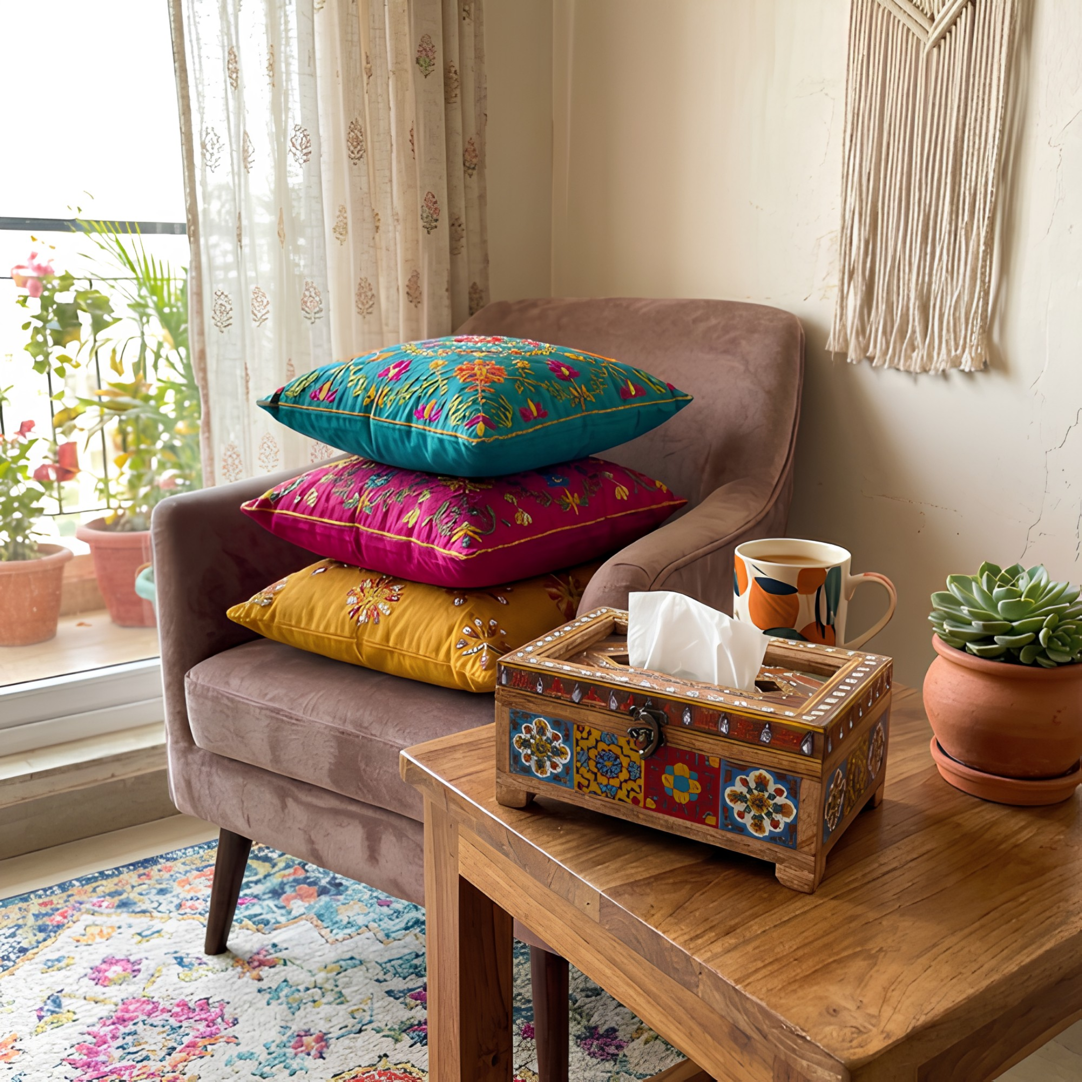 Sheesh Mahal Tissue Holder