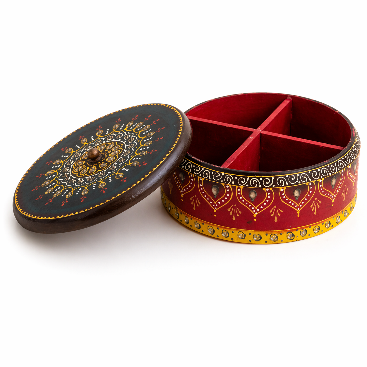 Mandala Round Storage Box