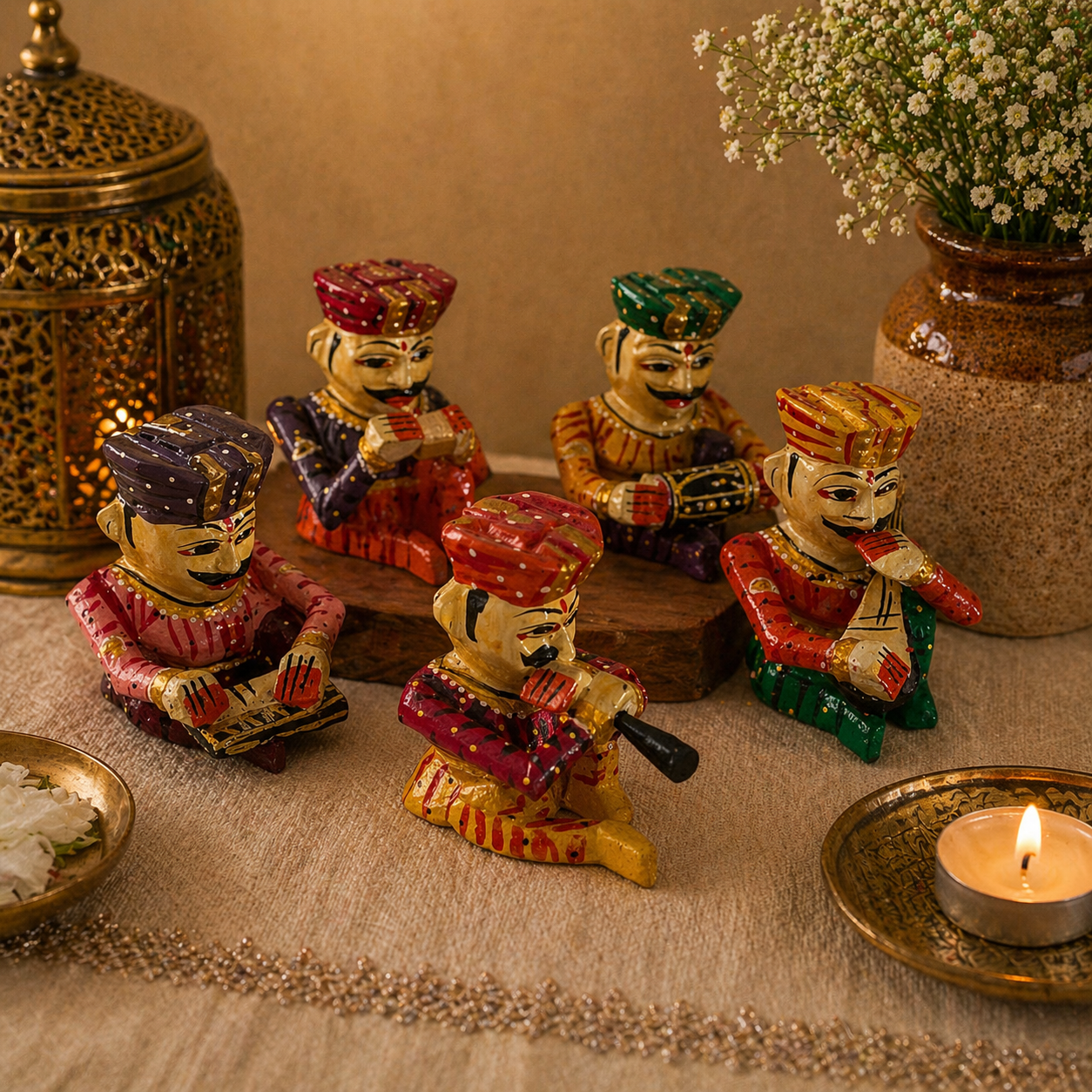 Mehfil Musicians Decor Set